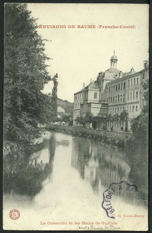 Le Cusancin et les bains de Guillon