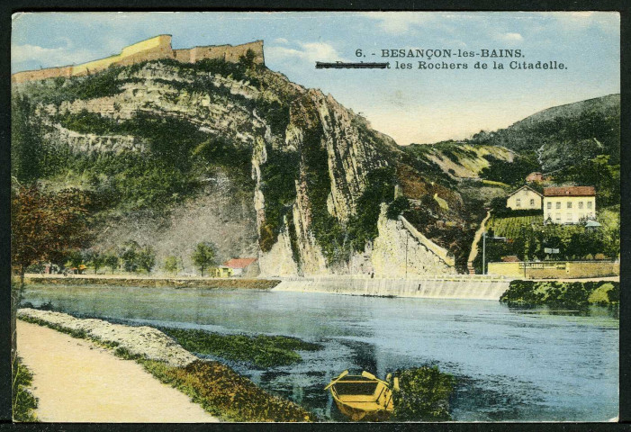 Le Doubs et les rochers de la citadelle