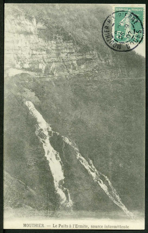 Le puits à l'Hermite, source intermitente
