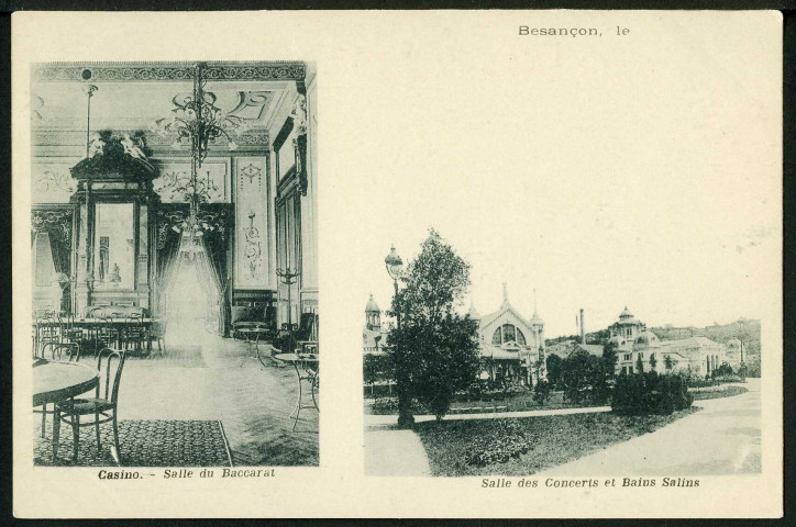 Salle du Baccarat, salle des concerts et bains salins
