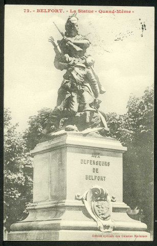 La statue "Quand-Même"