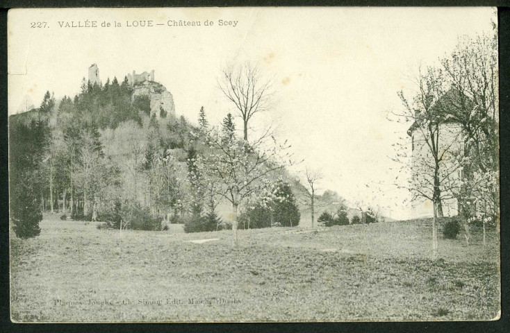 Vallée de la Loue. Château de Scey