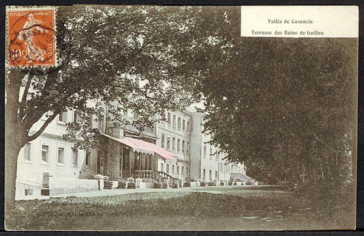 Terrasse des Bains de Guillon