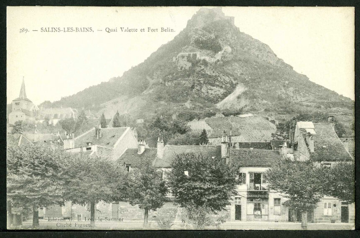 Quai Valette et fort Belin