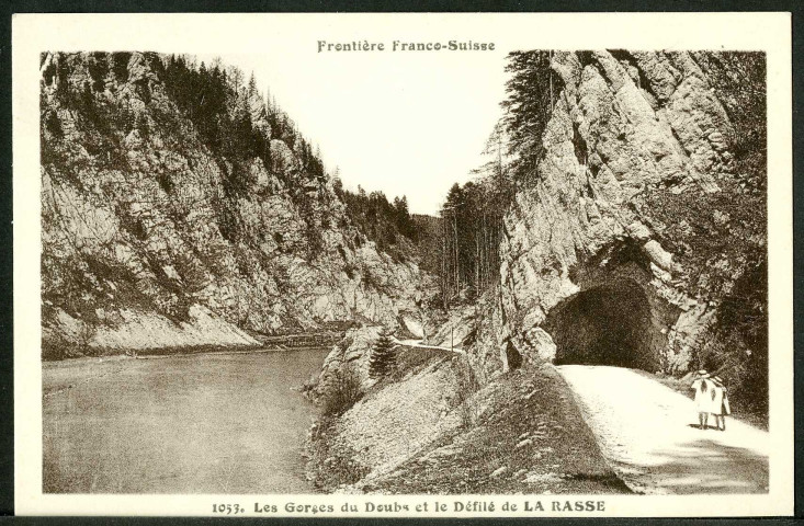 Les gorges du Doubs et le défilé de La Rasse