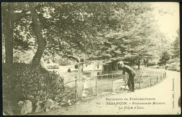 Promenade Micaud, la pièce d'eau