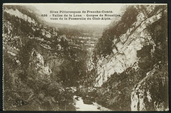 Vallée de la Loue. Gorges de Nouailles