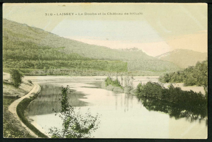 Le Doubs et le château de Roulans