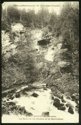 La source du Doubs et le belvédère