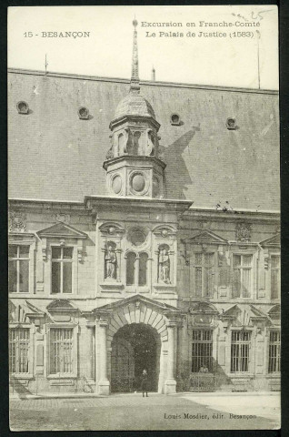 Le palais de justice, façade sur la rue Sambin