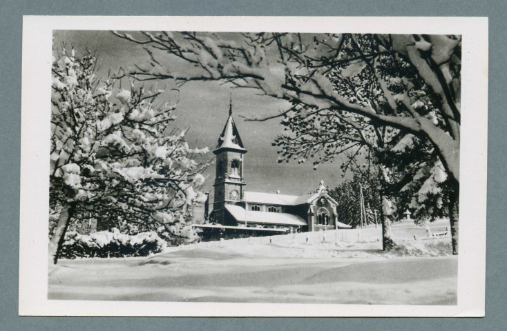 L'église sous la neige