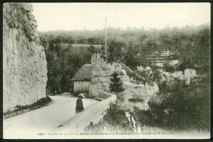 Route de Mouthiers à Pontarlier. Le Chalet de la source