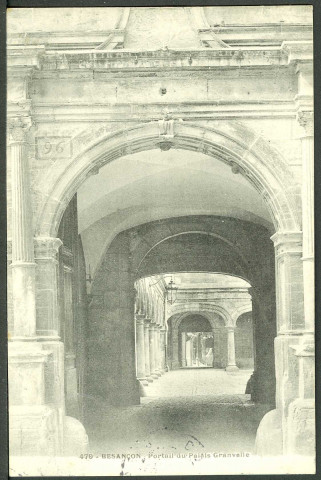 Portail du palais Granvelle