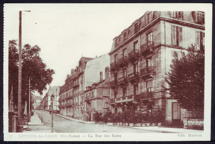 La rue des Bains