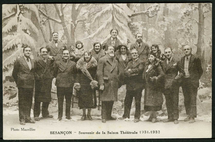 Souvenir de la saison théâtrale, 1930-1931
