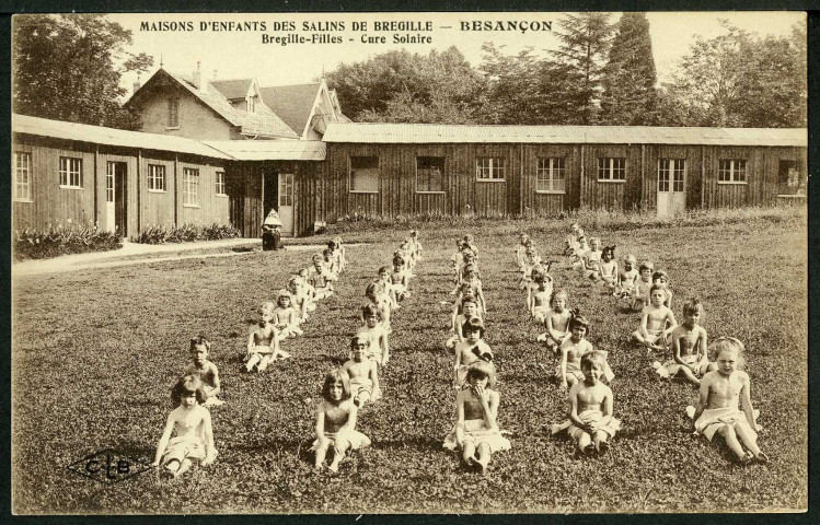Maisons d'enfants des salins de Bregille, filles, cure solaire