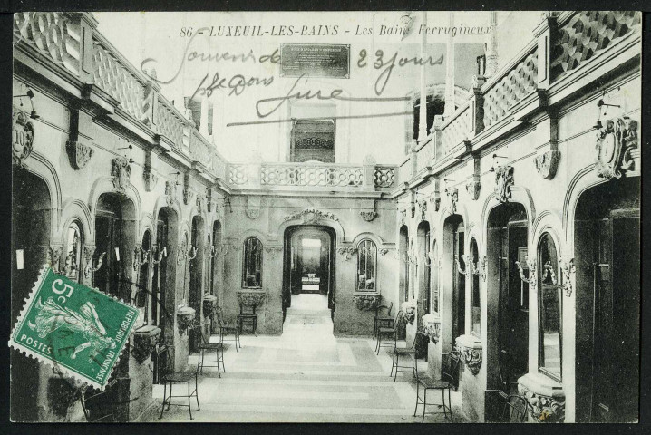 Les bains ferrugineux