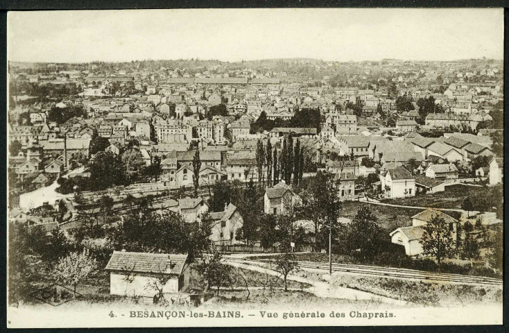Vue générale des Chaprais