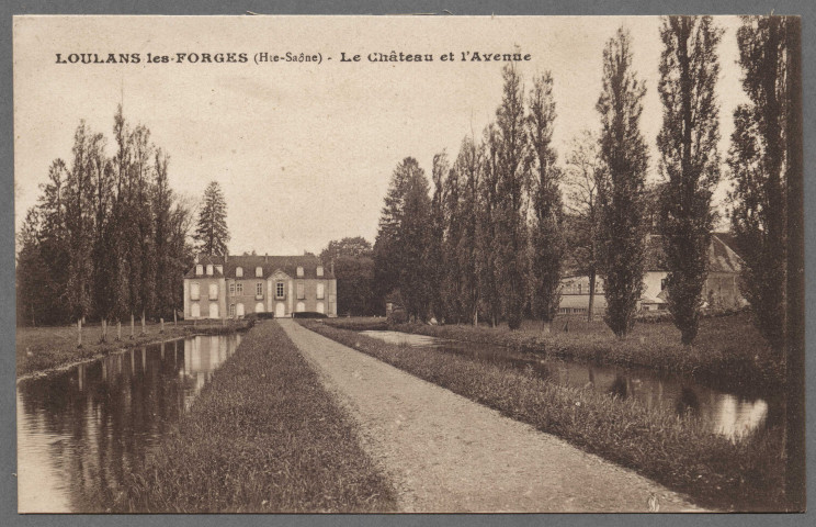 Le château et l'avenue