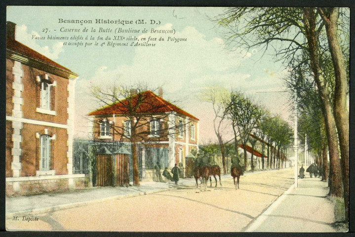 La caserne Brun, entrée