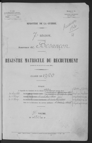 Volume 4, nos 1501 à 1564, 1727 à 1838