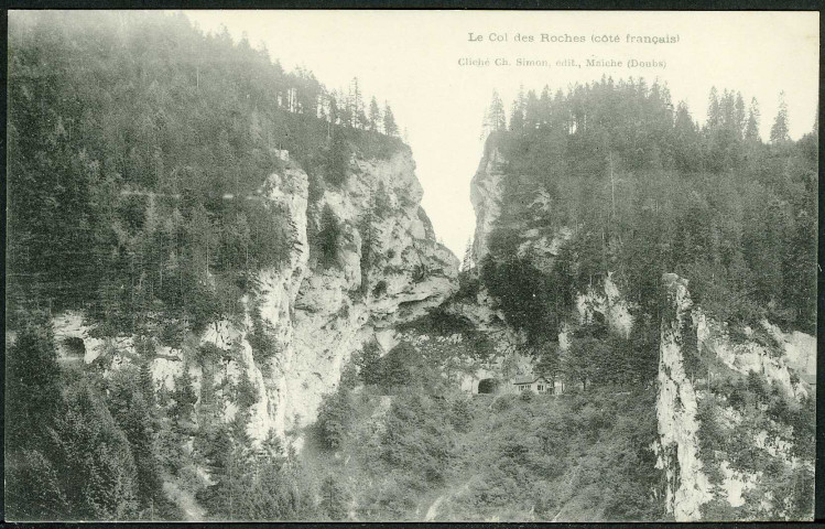 Le col des roches, côté français