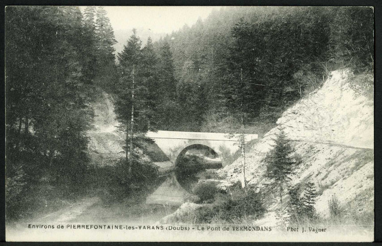 Le pont de Vermondans