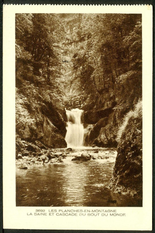 La Saine et cascade du Bout-du-Monde