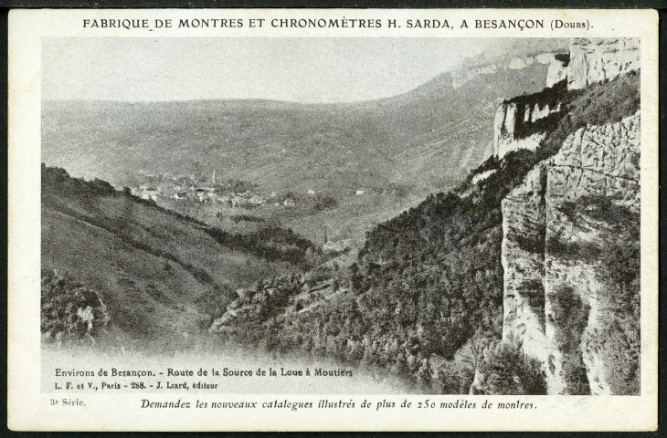 Route de la source de la Loue