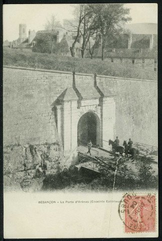 La porte d'Arènes, enceinte extérieure