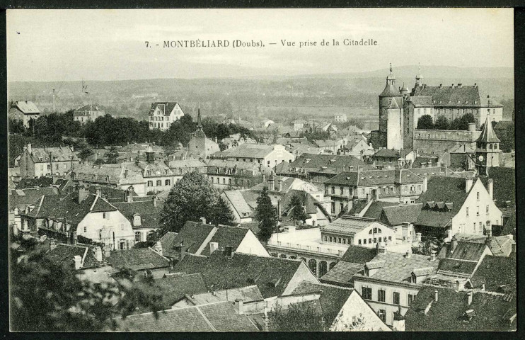 Vue prise de la citadelle