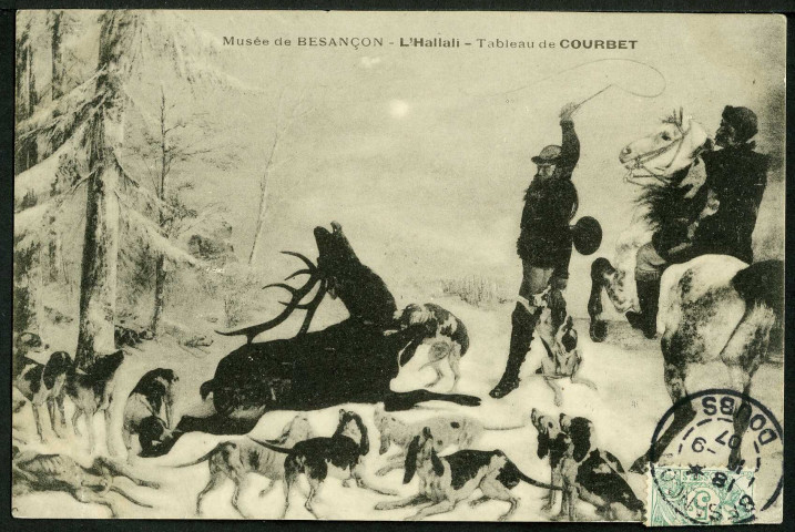 Musée, Courbet, l'Hallali