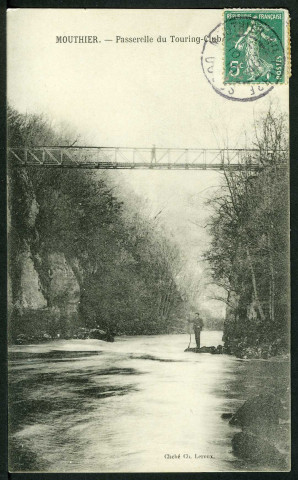 Mouthier. Passerelle du Touring-Club