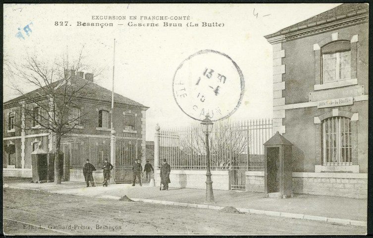 La caserne Brun, entrée