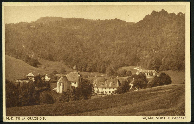Façade nord de l'abbaye