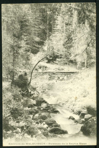 Environs de Malbuisson. Ruisseau de la Source Bleue
