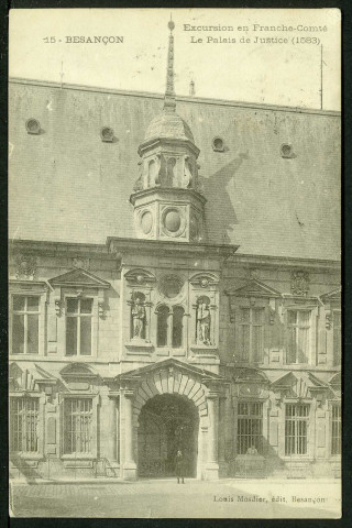 Le palais de justice, façade sur la rue Sambin