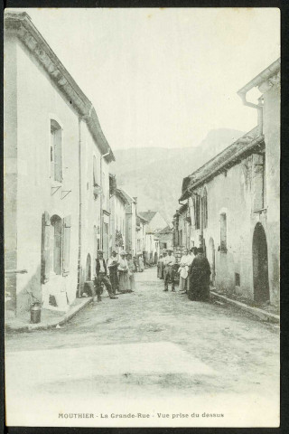 La Grande Rue, vue prise du dessus