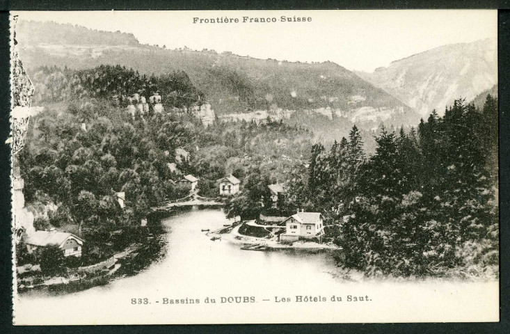 Bassins du Doubs, les hôtels du Saut