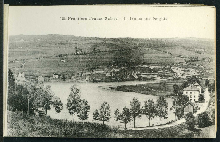 Frontière Franco-Suisse. Le Doubs aux Pargots