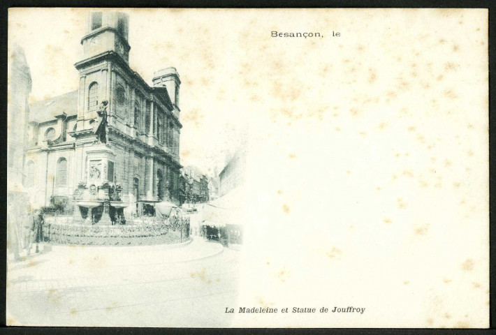 La Madeleine et statue de Jouffroy