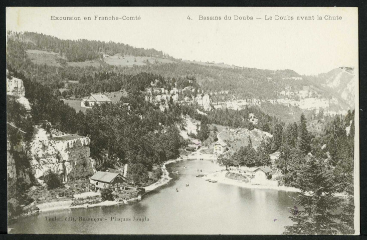 Bassins du Doubs. Le Doubs avant la chute