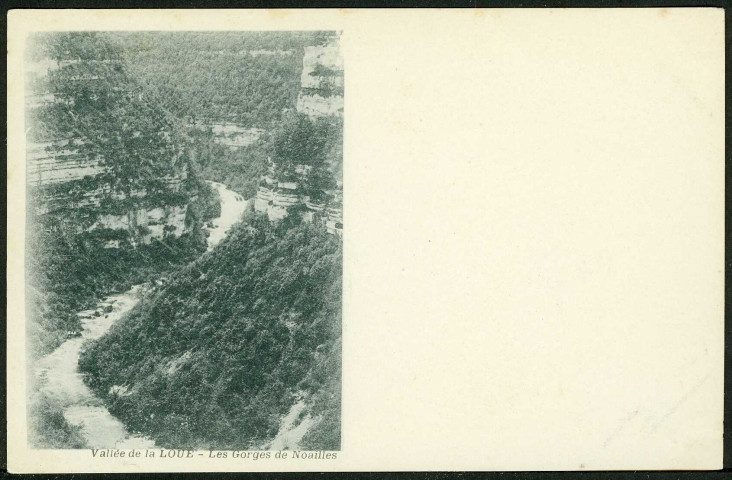 Vallée de la Loue. Les Gorges de Nouailles