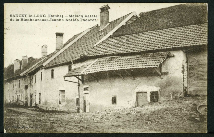 Maison natale de Jeanne Antide, vue de côté