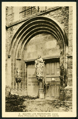 Porte principale de l'église