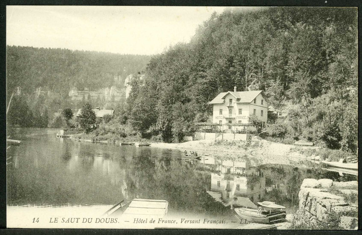 Le saut du Doubs, hôtel de France