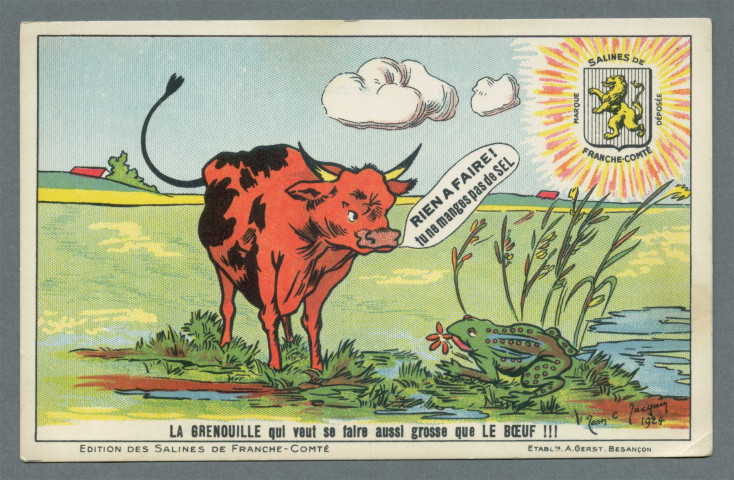 Publicité :"sels agricols"