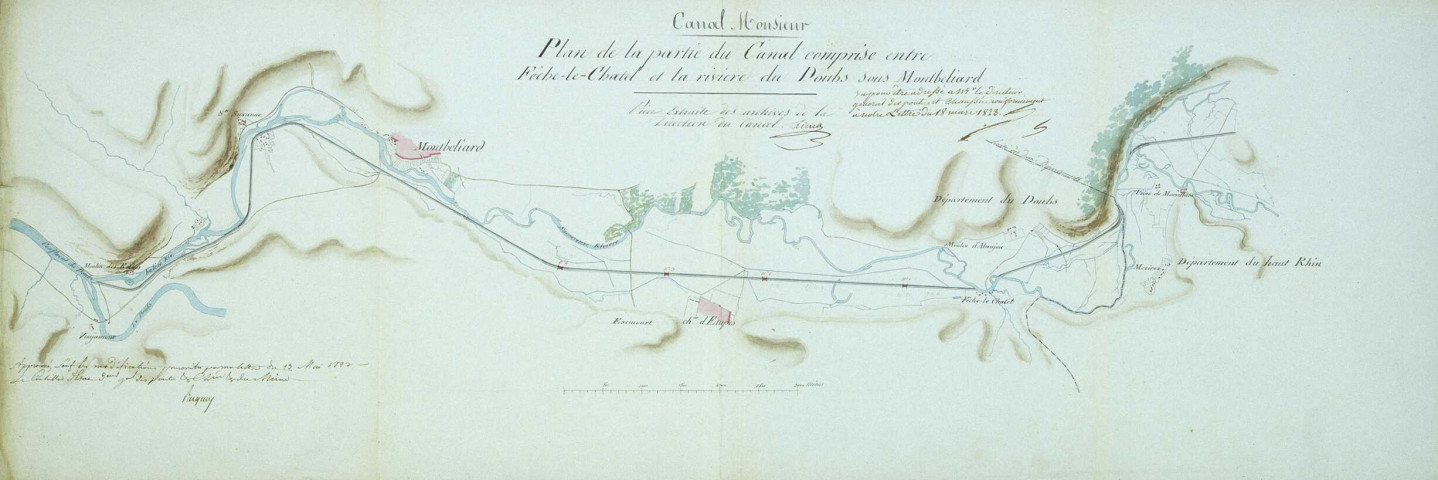 Partie entre Fesches-le-Châtel et Voujeaucourt