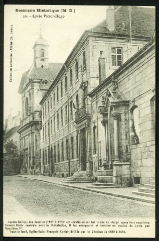 Lycée Victor Hugo, entrée du lycée