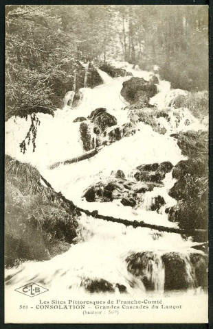 Le Lançot, cascades, hauteur 50 m.